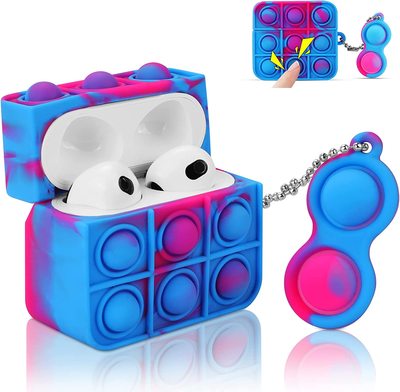 HGCXING for AirPods 3 Case Purple Blue