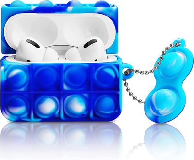 HGCXING AirPods Pro Case Cover for Men Boys Blue White